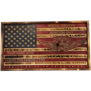 Custom American Flag - 33" x 18" (Includes bullets)
