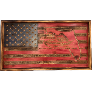 Custom American Flag - 33" x 18" (No bullets)
