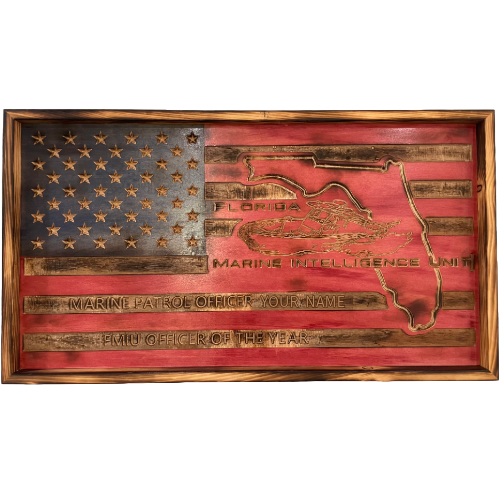 Custom American Flag - 33" x 18" (No bullets)