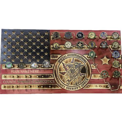 Custom American Flag - 33" x 18" (Includes bullets) - Image 3